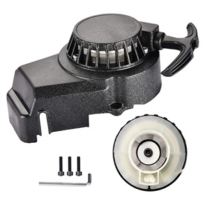 Arrancador Manual Goofit de 2 Tiempos, 47/49cc, Aluminio Negro, para Mini Bicicletas y Scooters GY6 K070-505 - Product Image 1