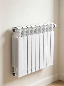 Radiador de Aluminio Blanco Personalizado al por Mayor, Radiador de Calefacción Central Hidrónico OEM para Proyectos Residenciales de Apartamentos - Product Image 1