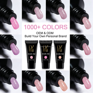 Gel Acrilico 2026 Collezione Naturale UV LED Gel per Estensione Unghie Tonalità <span class=keywords><strong>Nude</strong></span> Naturali Lunga Durata Qualità Professionale per Nail Art - Product Image 4