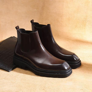 Chaussures plates décontractées et habillées DSYX pour hommes, en cuir véritable respirant, légères, antidérapantes, pour l'extérieur - Product Image 2