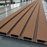 Commande d'essai à faible MOQ, panneau mural ASA en bois-plastique co-extrudé de qualité export pour revêtement extérieur, installation facile pour distributeurs