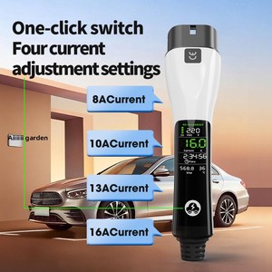 Chargeur EV portable de type 2, 16A 3,5KW avec <span class=keywords><strong>prise</strong></span> UK 13A et bande de sortie V2L, chargeur de <span class=keywords><strong>voiture</strong></span> électrique mobile pour la maison et le camping - Product Image 3
