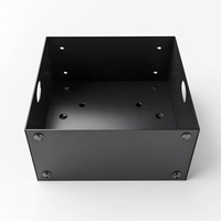 Boîtier électronique en métal personnalisé Pièces fabriquées en tôle d'aluminium Boîtier d'amplificateur Boîtier en aluminium