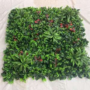 Panel de Pared de Césped Artificial para Decoración del Hogar, Jardín <span class=keywords><strong>Vertical</strong></span>, Plantas, Setos, Árboles de Álamo y Hierba, 100x100cm, Diseño de Interiores - Product Image 3