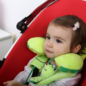 Oreiller de cou protecteur dessin animé bébé siège de voiture appui-tête oreiller doux enfants de 6-24 mois <span class=keywords><strong>coussin</strong></span> de soutien de la tête en forme de U Portable - Product Image 3