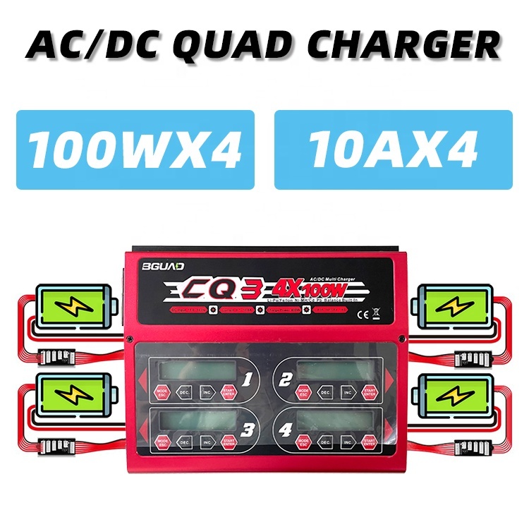 AC/DC CQ3 Battery Charger - Balance and Discharge for Drones