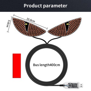 ไฟหน้ารถ Devil's <span class=keywords><strong>Eye</strong></span> แบบ LED หน้าจอแสดงผลแบบนุ่มนวล ไฟ LED RGB แบบยืดหยุ่น หน้าจอเมทริกซ์ ซ้าย+ขวา - Product Image 5