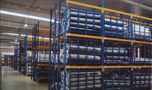 Dễ dàng lắp ráp kho lưu trữ kệ cho vải cuộn Kho lưu trữ mô-đun nhà sản xuất bột bọc <span class=keywords><strong>Pallet</strong></span> giá - Product Image 4