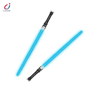 Chengji Wholesale Cheap Led Wands Light Up Flashing Sword Toy Plastic Space Weapons Electric Lightsaber