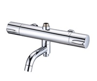 Mitigeur thermostatique de douche certifié EN1111 avec protection anti-brûlure intégrée et inverseur de baignoire