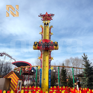 Manège de chute libre pour enfants 6P Jumping Star de 7,5 m de hauteur, modèle de parc d'attractions, de type Frog Jump, certifié CE, du fabricant leader, à vendre - Product Image 2