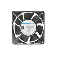 Ventilador Axial WELLSUNFAN de 120 mm, Económico y Silencioso para Caja de Ordenador, Compacto y Fiable, con Doble Rodamiento de Bolas