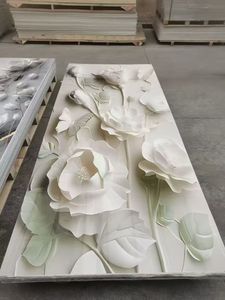 Matériaux <span class=keywords><strong>de</strong></span> construction <span class=keywords><strong>de</strong></span> qualité commerciale supérieure, matériaux décoratifs haute résistance, normes d'installation d'ingénierie, panneau mural à lattes - Product Image 3