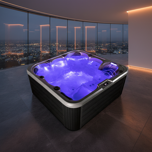 Nouvelle arrivée 2026 : <span class=keywords><strong>Jacuzzi</strong></span> intérieur <span class=keywords><strong>avec</strong></span> cascade LED et pompe Balboa pour villa de <span class=keywords><strong>luxe</strong></span>, qualité supérieure - Product Image 1