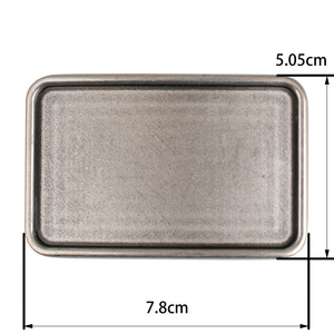 Fibbia per Cintura Stile Western Cowboy Personalizzabile, Design Ovale, Rettangolare o Rotondo, Colore Bronzo Antico, Fai-da-Te - Product Image 3
