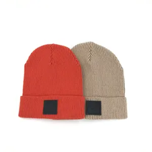 Knits Manufacturers Wholesale Hats ,Recycled polyester knitted custom beanie hats for men