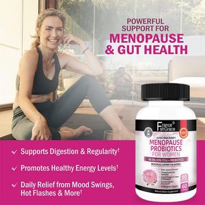 Probiotiques pour la ménopause chez la femme : favorisent la régularité digestive et stimulent les niveaux d'énergie sains. Probiotiques pour la ménopause féminine. - Product Image 2