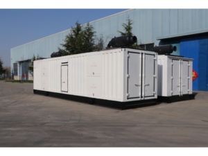 Générateur diesel monté sur conteneur 1000 kW, moteur Weichai 50/60 Hz pour la reprise <span class=keywords><strong>d</strong></span>'<span class=keywords><strong>électricité</strong></span> hors réseau des grandes centrales électriques - Product Image 1