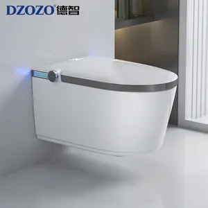 Smart toilet bidet seat cover with automatic intelligent wc functions in competitive offer