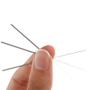 100pcs उच्च गुणवत्ता एक्यूपंक्चर अंतर्त्वचीय सुइयों सूखी सुई चुभाने दर्दरहित एक्यूपंक्चर सुइयों लंबी - Product Image 1