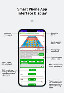 Lanzador de Palas de Pickleball PUSUN PP SMART <span class=keywords><strong>PRO</strong></span>, Duradero, Portátil, Ligero y Ecológico, Operado por Aplicación, Multimodo, Entretenimiento - Product Image 4