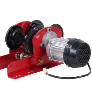 Mini Electric Hoist Running Trolley 0.5t 1t 1.5t 220v-380v Tali Kawat Logam Mesin Baru Bengkel Perbaikan Material Bangunan - Product Image 1