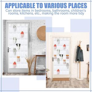 35 Pocket Over the Door <b>Shoe</b> Organizer Breathable Mesh &Non-woven Fabric with Metal <b>Hooks</b> Hanging <b>Shoe</b> Storage Bag for Men Women - Product Image 5
