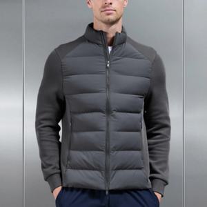 เสื้อแจ็คเก็ตพัฟดีไซน์ใหม่ ปักโลโก้ได้ ผ้าฝ้าย บุใยโพลีเอสเตอร์ สำหรับฤดูหนาว เสื้อโค้ทกันหนาวแบบมีซับใน สำหรับผู้ชาย ใส่เล่นกิจกรรมกลางแจ้ง - Product Image 5