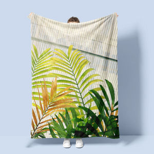 Tùy Chỉnh In Ảnh Cao Cấp Trắng Thăng Hoa Kỹ Thuật Số Chuyển Trống Chồn Siêu Mềm Dày <span class=keywords><strong>Sherpa</strong></span> Lông Cừu Fluffy Ném Chăn - Product Image 4