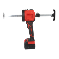 Pistola de calafateo inalámbrica eléctrica de 300ml con luz LED Rifle de pegamento de costura automática alimentado por batería de litio de 18V