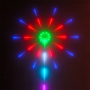 شريط أضواء <span class=keywords><strong>LED</strong></span> ملون بالألوان الأحمر والأخضر والأزرق مزود بمنفذ USB 5050 شريط أضواء ملونة بالألوان الأحمر والأخضر والأزرق مع جهاز تحكم عن بعد لغرفة عيد الميلاد والسنة الجديدة - Product Image 1
