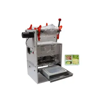 Rolls Film 304 Stainless Steel Mini Breakfast Sealed Hand Heat Coffee Pods Tea Pet Juice Cup Sealing Machine Manual