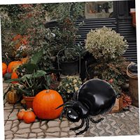 Ballon en aluminium araignée noire mignonne pour Halloween, ballon de fête métallique pour décorations effrayantes de la fête d'Halloween
