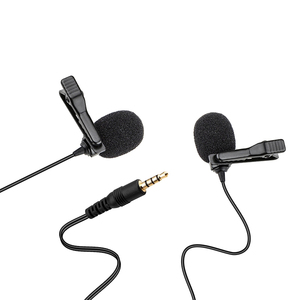 Ruido cancelación doble Lavaliver Clip micrófonos para Smartphone portátil - Product Image 3