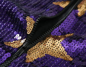 Prêt à expédier, en stock, vêtements de Mardi Gras de la Nouvelle-<span class=keywords><strong>Orléans</strong></span>, vêtements à paillettes, vestes à paillettes, vêtements de Mardi Gras pour femmes - Product Image 5