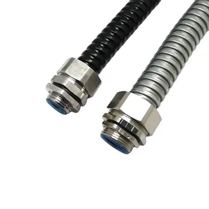 Câble électrique flexible en pvc, tuyau métallique