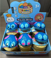 Vente en gros 2026 Jouets Squishy en forme de boulette scintillante pour adultes, anti-stress, à remontée lente, jouets sensoriels à presser, cadeaux de fête