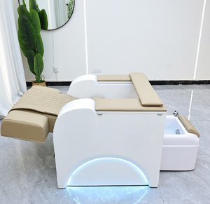 Fauteuil de massage électrique multifonctionnel moderne pour pédicure et manucure avec USB et lumière LED pour salons de beauté et spas, fonction bain à remous - Product Image 4