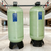 FRP-Multimediafilter mit Pumpe für korrosive oder Wasserquellen mit hohem TDS-Wert, Umkehrosmose, 500 l/Stunde, 220 V/380 V