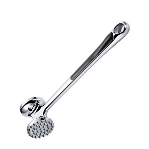 Gran oferta cocina de acero inoxidable de doble cara carne martillo grieta libra suelta carne golpear herramientas bistec carne ablandador - Product Image 5
