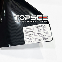 Meilleur prix TPH-BLK 7.5mil Film de protection de peinture PPF haute brillance pour carrosserie de voiture Garantie 5 ans