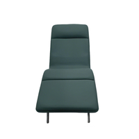 Fauteuil de repos haut de gamme pour hôpitaux et salons d'aéroports - Siège inclinable ergonomique avec revêtement antibactérien