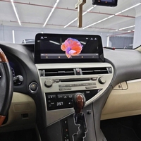 Écran tactile radio Android 12,3 pouces, navigation GPS, Carplay, caméra de tableau de bord, DSP pour Lexus RX270 RX350 2009-2015 MP3