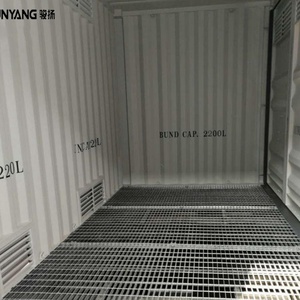 Side Door Opening 20ft 20'HC Corten Steel Bunded Floor Hazardous Chemical Waste <b>Storage</b> <b>Container</b> 20'HCDGOS Dry <b>Containers</b> - Product Image 4