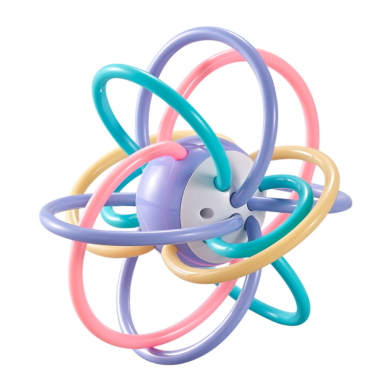 Детский прорезыватель Игрушка-погремушка 0-1Hand мяч летнего ребенка, для детей от 3 до 12 месяцев, головоломка biteable для кипячения воды, подходит для малышей