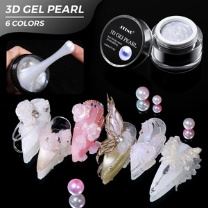 JTING Nouveau Gel 3D Perlé Non Collant 6 Couleurs Populaire pour Modélisation Manuelle OEM/ODM Conception Gratuite Fournitures en Gros pour Nail Art - Product Image 1