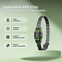 GPS Drahtloses Hundezaun-System Elektrisches Schockhalsband IPX7 Wasserdicht Wiederaufladbares Hunde-Begrenzungssystem für Outdoor-Camping