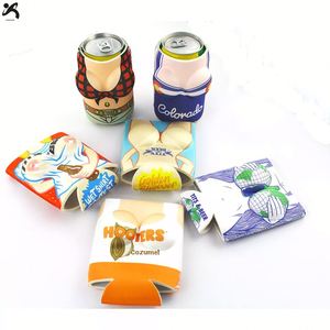 New Design Custom Made Sublimated Single Style Insulated <b>Drink</b> Beer <b>Cooler</b> Printed 3D Can <b>Cooler</b> Sleeve - Product Image 1