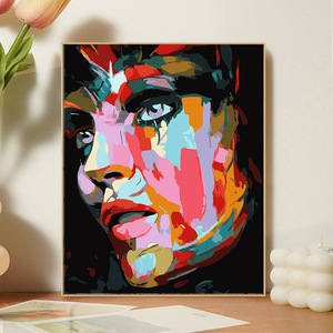 Sáng Tạo Tường Nghệ Thuật Trang Trí Nội Thất Người Lớn Trẻ Em Màu Vẽ Trên Vải Handpainted Dầu Trang Trí Bức Tranh Tự Làm Tranh Bằng Số - Product Image 4