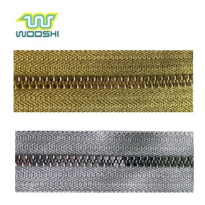 <span class=keywords><strong>5</strong></span> # sáng bóng bạc & răng vàng nhựa túi dây kéo giấu zip với giá rẻ trượt mở-end thân thiện với môi dây kéo để sử dụng rộng rãi - Product Image 2